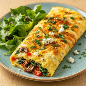 EGGS WITH SPINACH
